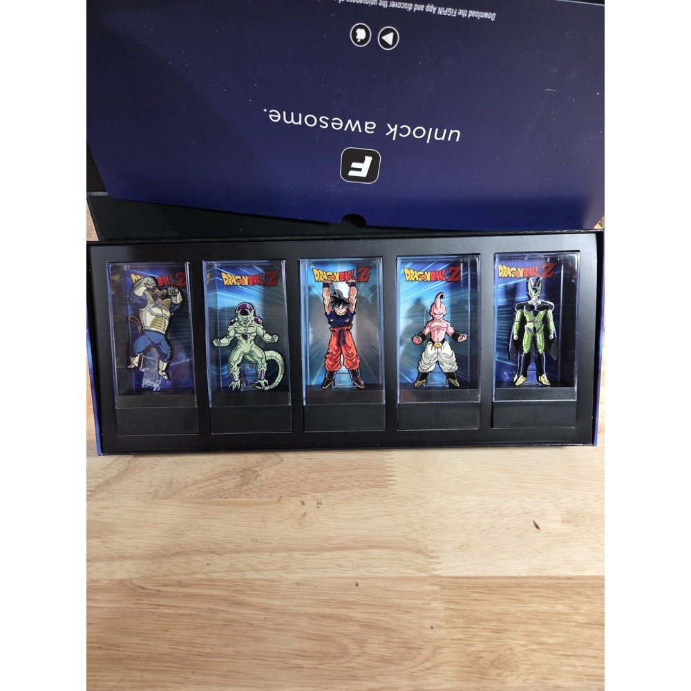 Dragon Ball Z FiGPiN Box Set Great Ape Vegeta Frieza Goku Pins CMD644-FGP